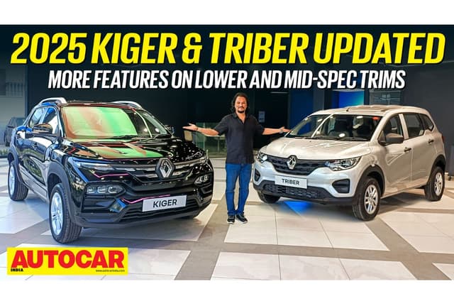 2025 Renault Kiger and Triber walkaround video 